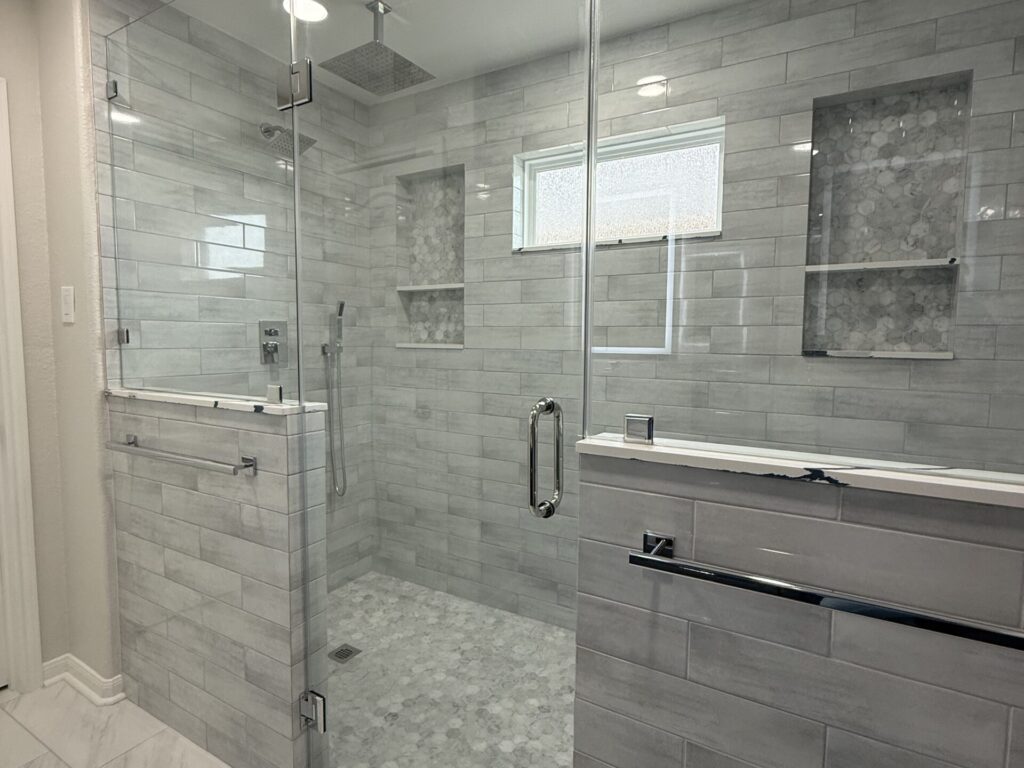 Master Bathroom walk-in double shower